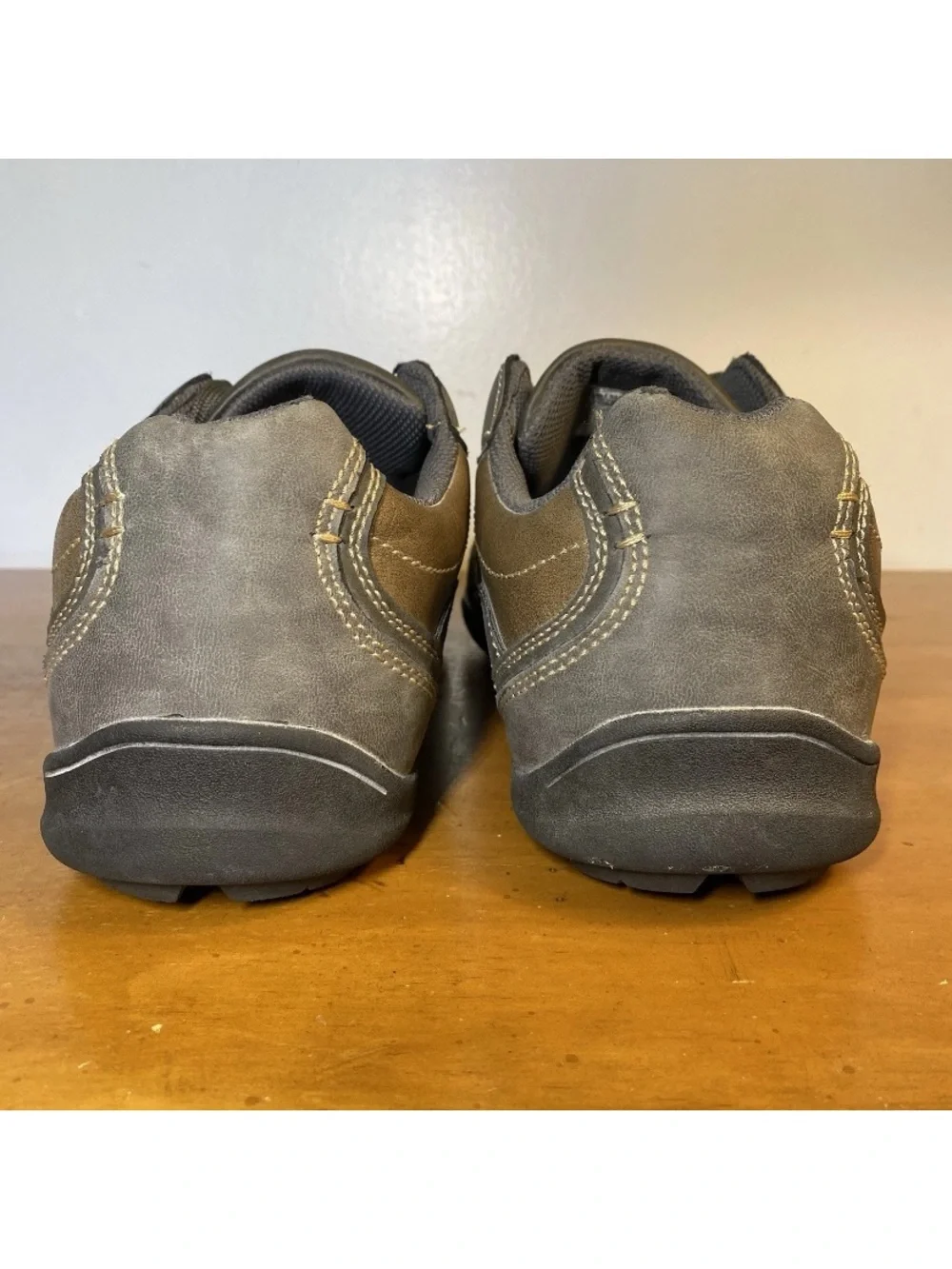 Perry Ellis Portfolio Men’s Size 13 Shoes Faux Vegan Leather Brown Tan Y2K